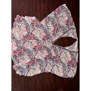 Victoria’s Secret Paisley Print Swim Cover Up Size Medium